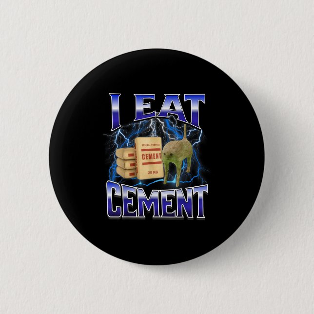 I Eat Cement Funny Cat Meme Internet Memes Funny M Knapp (Framsida)
