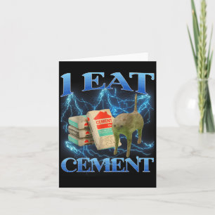 I Eat Cement Funny Cat Meme Internet Memes Funny M Kort