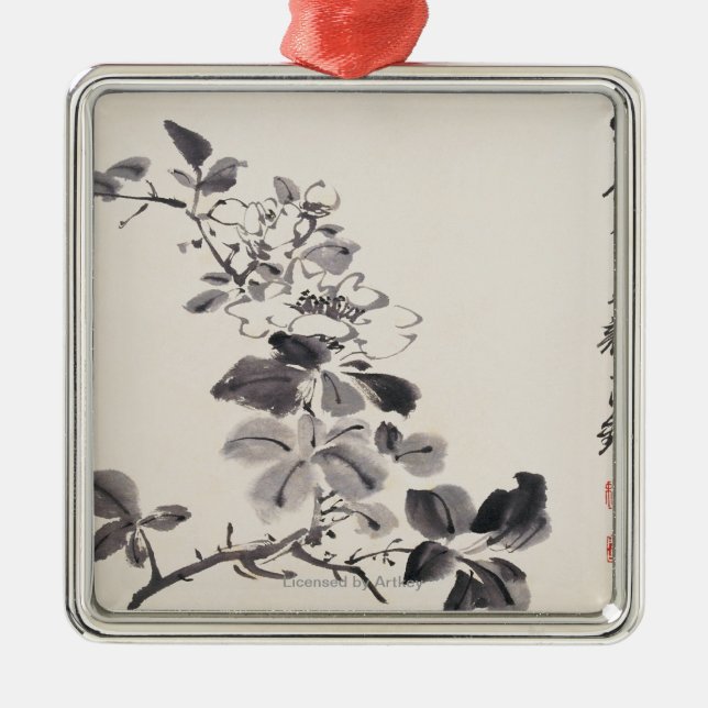 I efterföljd av Xu Weiï ¿ ½ blommar s No.5 Julgransprydnad Metall (Framsidan)