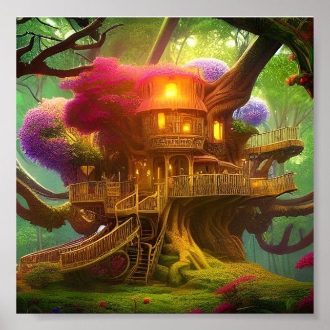 I Elven Skogen Poster (Framsidan)