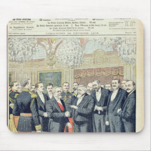 I Elyseet Palace den ceremoniella överföringen Musmatta