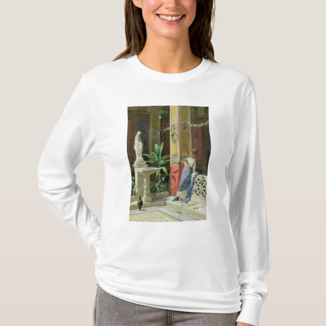I en borggård i Pompeii 1878 T Shirt (Framsida)