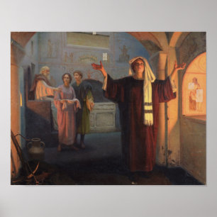I en catacomb 1900 poster