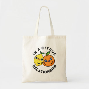 I en Citrus-relation funny Fruit Pun Tygkasse