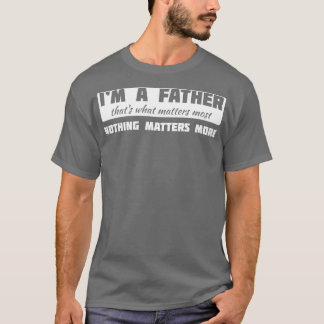 I en far-citattypografi t shirt