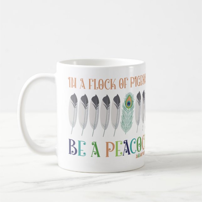 I en flock av grisar ska en ras kaffemugg (Vänster)