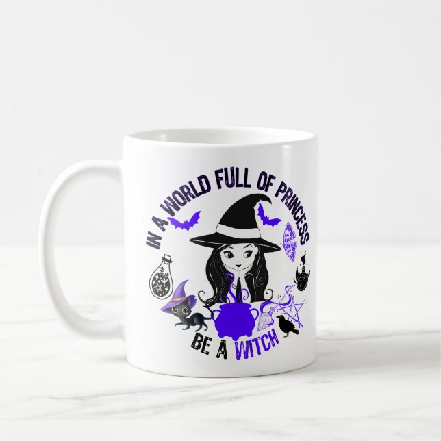 I en fullt av prinsessan, var en häxa. kaffemugg (Vänster)
