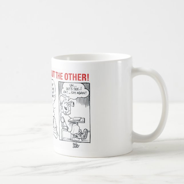 I en gå i ax och ut annat! kaffemugg (Höger)