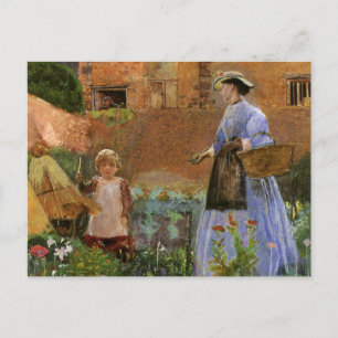 I en Garden på Cookham av George John Pinwell Vykort