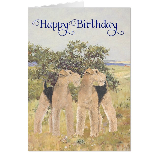 I en Golden Meadow Hälsningskort (Framsidan)