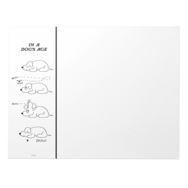 I en Hund ålder Anteckningsblock (Framsida)