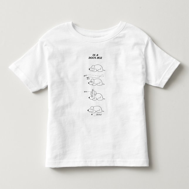 I en hund ålder tee shirt (Framsida)