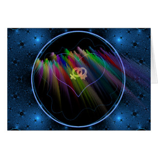 I en perfekt värld hälsningskort