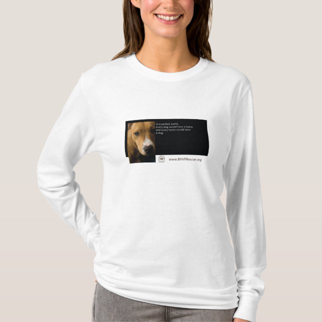 I en perfekt värld tee shirt (Framsida)