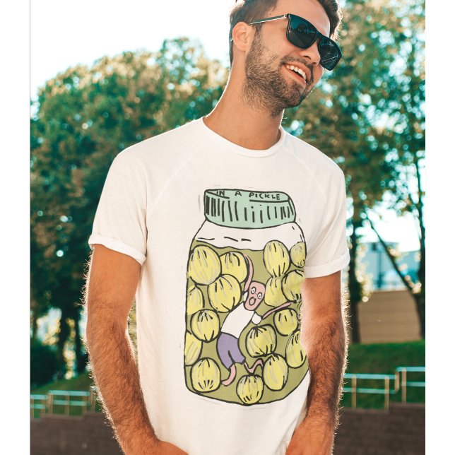 I en pickle lök plockade gherkins t shirt (Skapare uppladdad)