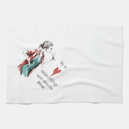 I en relation kökshandduk