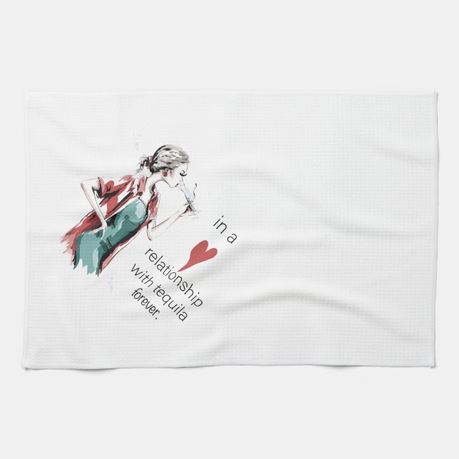 I en relation kökshandduk (Horisontell)