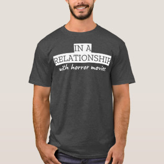I en relation med skräckfilmer t shirt