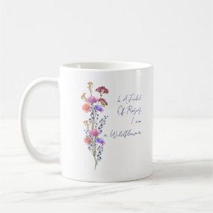 I en rosengård är jag en vildblomma kaffemugg