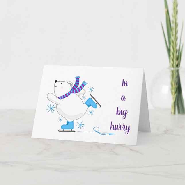 I EN STOR TID ATT ÖNSKA GOD JUL HELGKORT (Framsida)