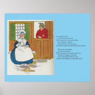 I en stuga i Fife levde en man och hans fru Poster