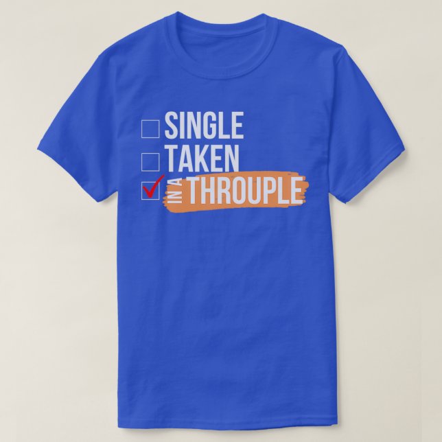 I en Throuple Triad Polyamory 1 T Shirt (Design framsida)