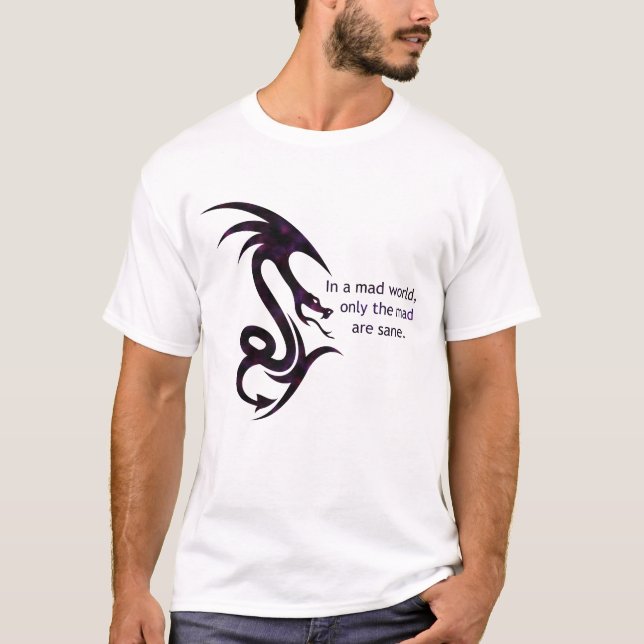 I en tokig värld t shirt (Framsida)