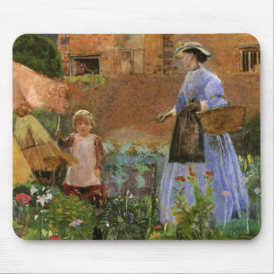 I en trädgård i Cookham av George John Pinwell Musmatta