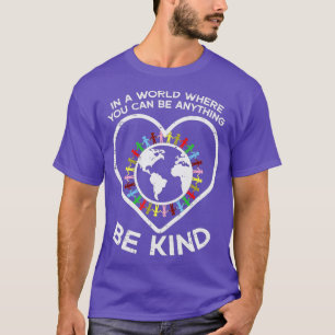 I en värld är det något som är en sorts enhets-dag t shirt
