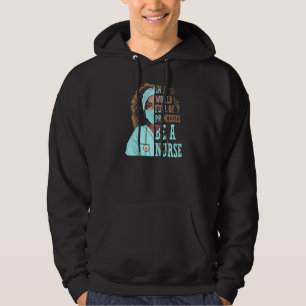 I en värld av självmord är Fullt en sjuksköterska Hoodie