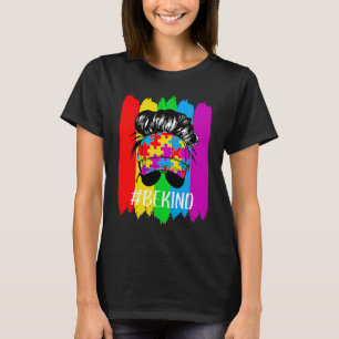 I En Värld Där Du Kan Vara Snäll Autism Acceptans T Shirt