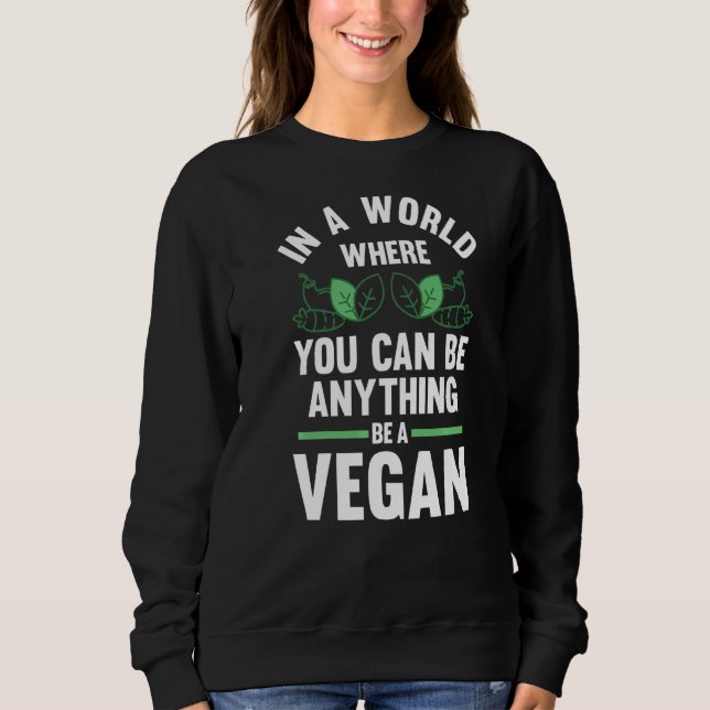 I en värld där du Vegan T Shirt (Framsida)