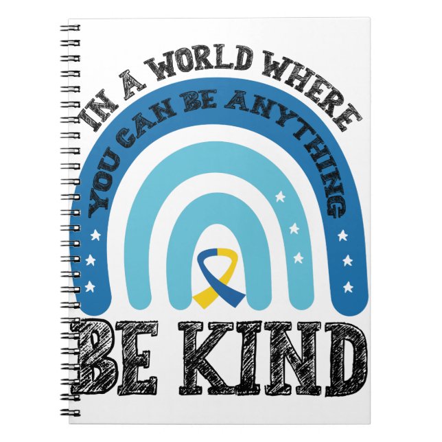 I en värld där man kan vara vad som helst anteckningsbok (Framsidan)