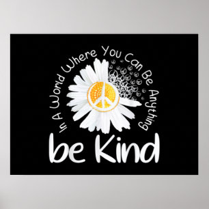 I en värld där man kan vara vad som helst är fred  poster