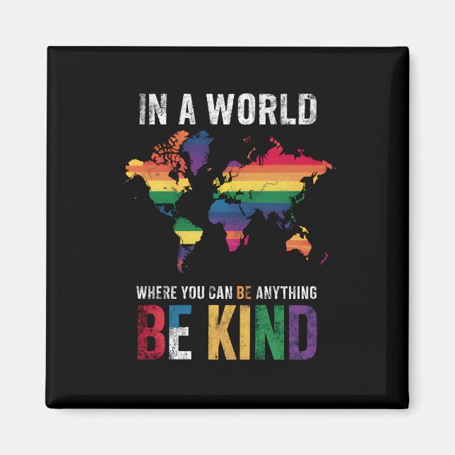 I en värld där man kan vara vad som helst magnet (Framsidan)