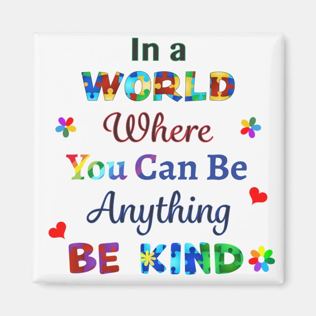 I en värld där man kan vara vad som helst magnet (Framsidan)