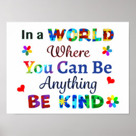 I en värld där man kan vara vad som helst poster