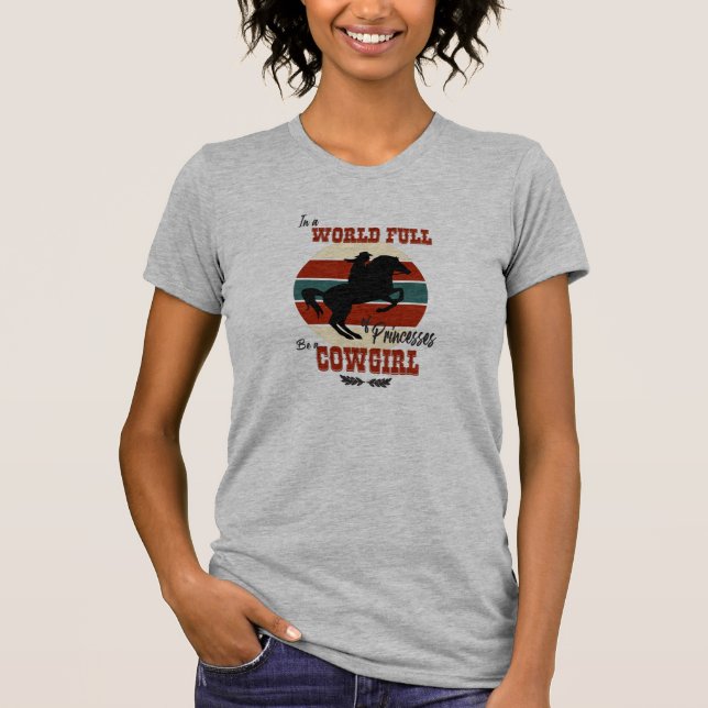i en värld där självmord är en cowgirl t shirt (Framsida)