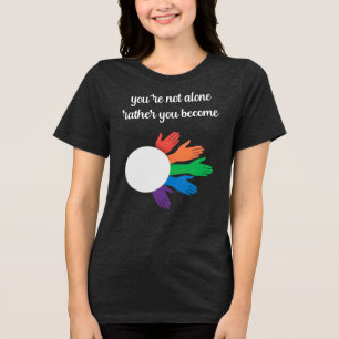 "I ensamhet hittar vi oss själva: motiverade ord T Shirt