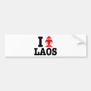 I Erawan (Kärlek) Laos Bildekal