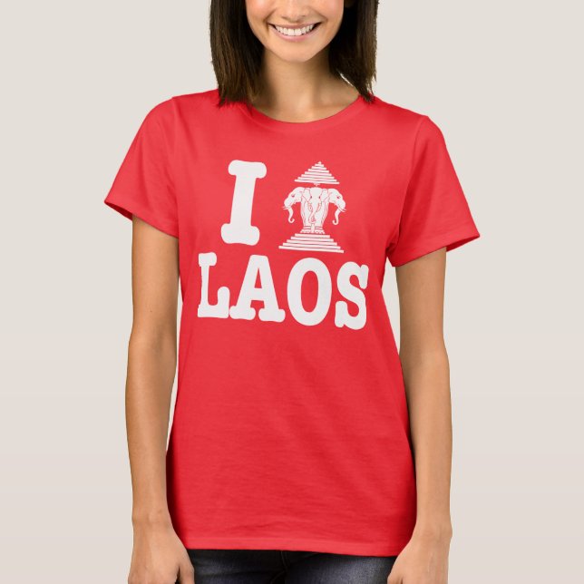 I Erawan (Kärlek) Laos Tee Shirt (Framsida)