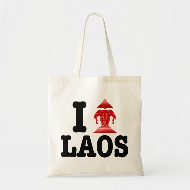 I Erawan (Kärlek) Laos Tygkasse (Framsidan)