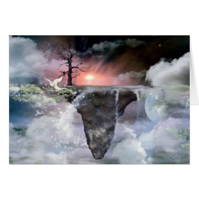 I ett annat ställe hälsningskort (Framsidan Horizontal)