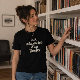 I ett förhållande med bokläsning t shirt