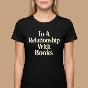 I ett förhållande med bokläsning t shirt