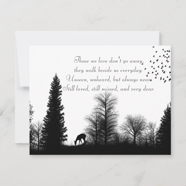 I ett förlorat minne på ett överfyllt engångskort inbjudningar (Framsida)