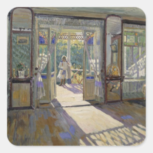 I ett hus 1913 fyrkantigt klistermärke
