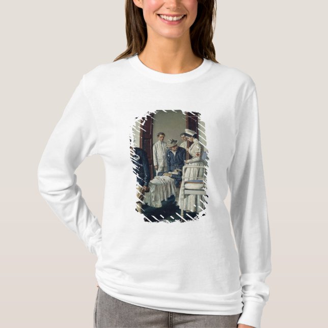 I ett militärt sjukhus tee (Framsida)