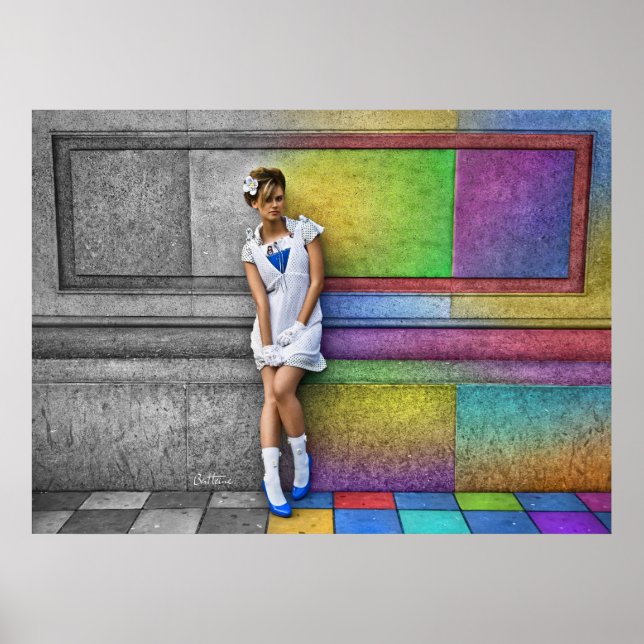 I ett regnbåge poster (Framsidan)