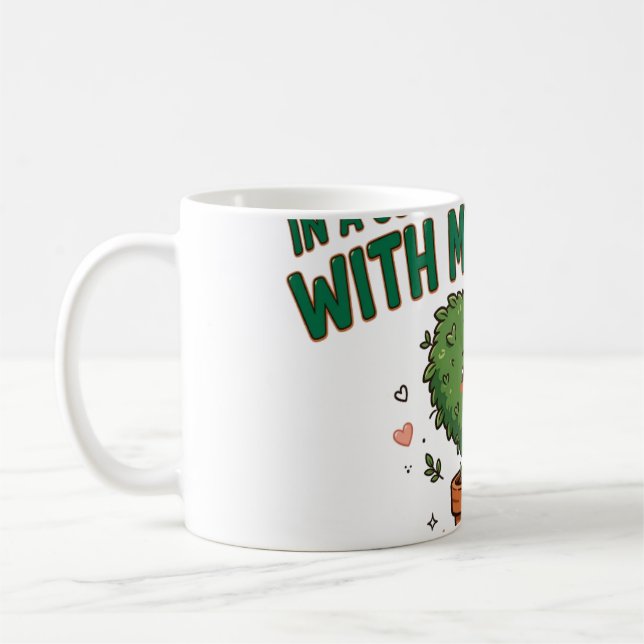 I ett seriöst förhållande med mina växter Tee Kaffemugg (Vänster)